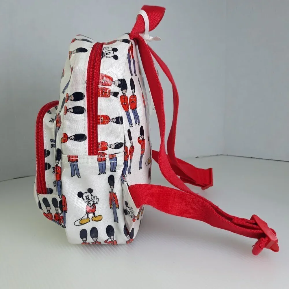 NWT Disney x Cath Kidston Mickey & Queen's Guards Mini Backpack